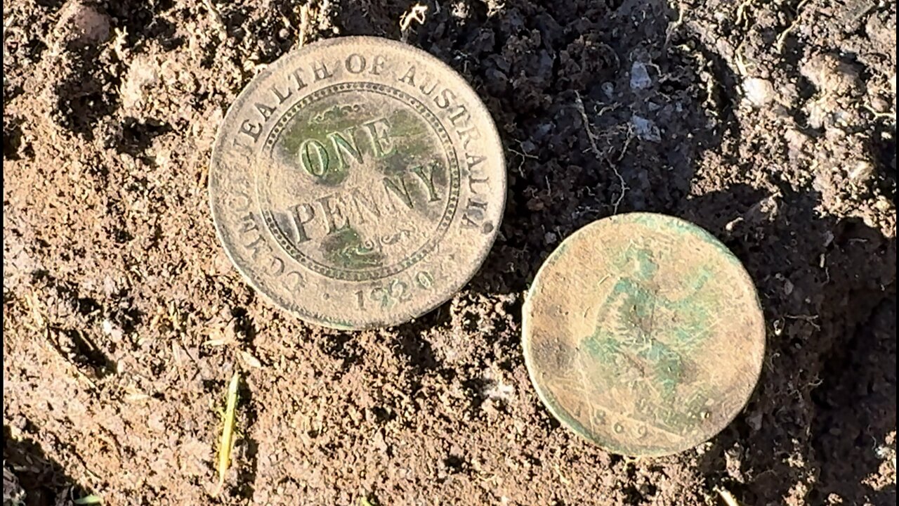 Metal Detecting Old Pennies