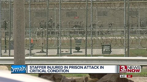 Staffer injured in Nebraska State Penitentiary attack in critical condition