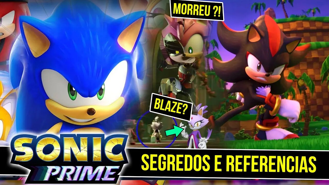 Sonic Prime - TODOS os Segredos e Referencias | Rk Play