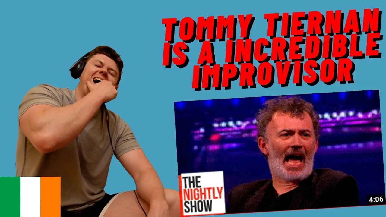 FIRST TIME LISTENING TOMMY TIERNAN IS A INCREDIBLE IMPROVISOR((REACTION!!)