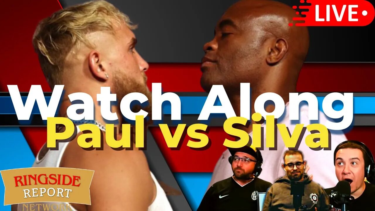 🥊Jake Paul vs Anderson Silva | Watch Along | Replay🥊