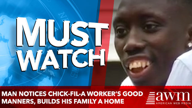 Stranger notices Chick-fil-A worker’s good manners, builds his family a new home