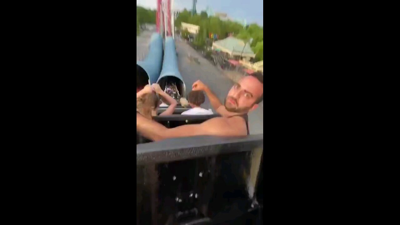 when a fighter pilot sits in rollower coster