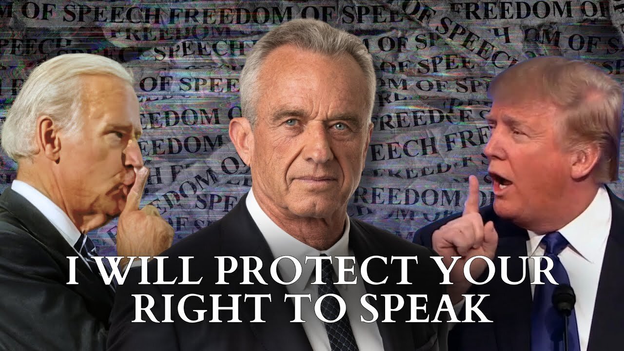 I Will Protect Your Right To Speak - Robert F. Kennedy Jr.