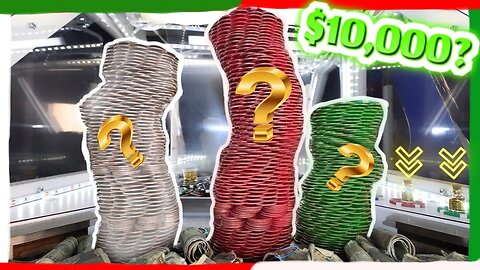 😮1 IN 3 CHANCE TO WIN $10,000 CASH!! Pick The Right Tower! High Limit Coin Pusher