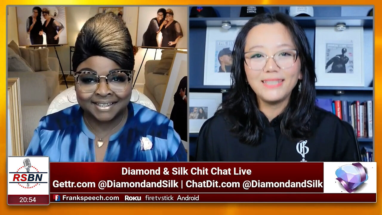 Ava Chen talks about the CCP's War on the West | Diamond & Silk Chit Chat Live - 8/14/24