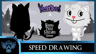 Speed Drawing: Happy Tree Friends Fanon - Thirsty | Mobebuds Style