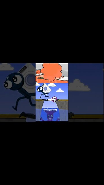 Rainbow friends shorts /helping red #funny #shorts