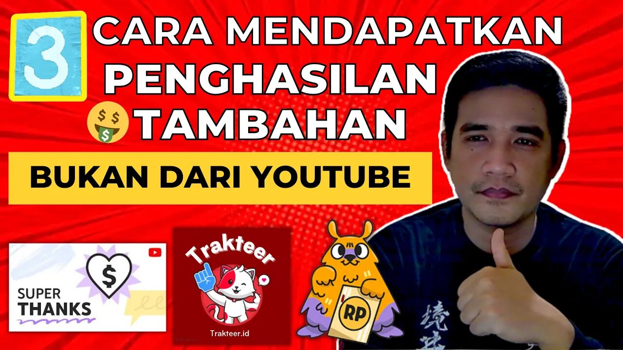 3 CARA MENDAPATKAN PENGHASILAN TAMBAHAN BUKAN DARI YOUTUBE