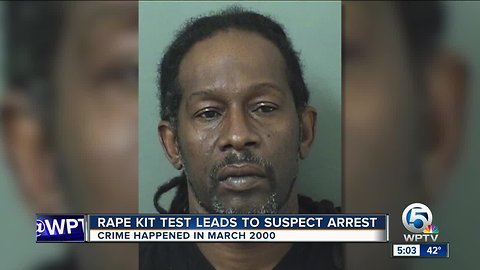 DNA leads to arrest in 18-year-old West Palm Beach rape case