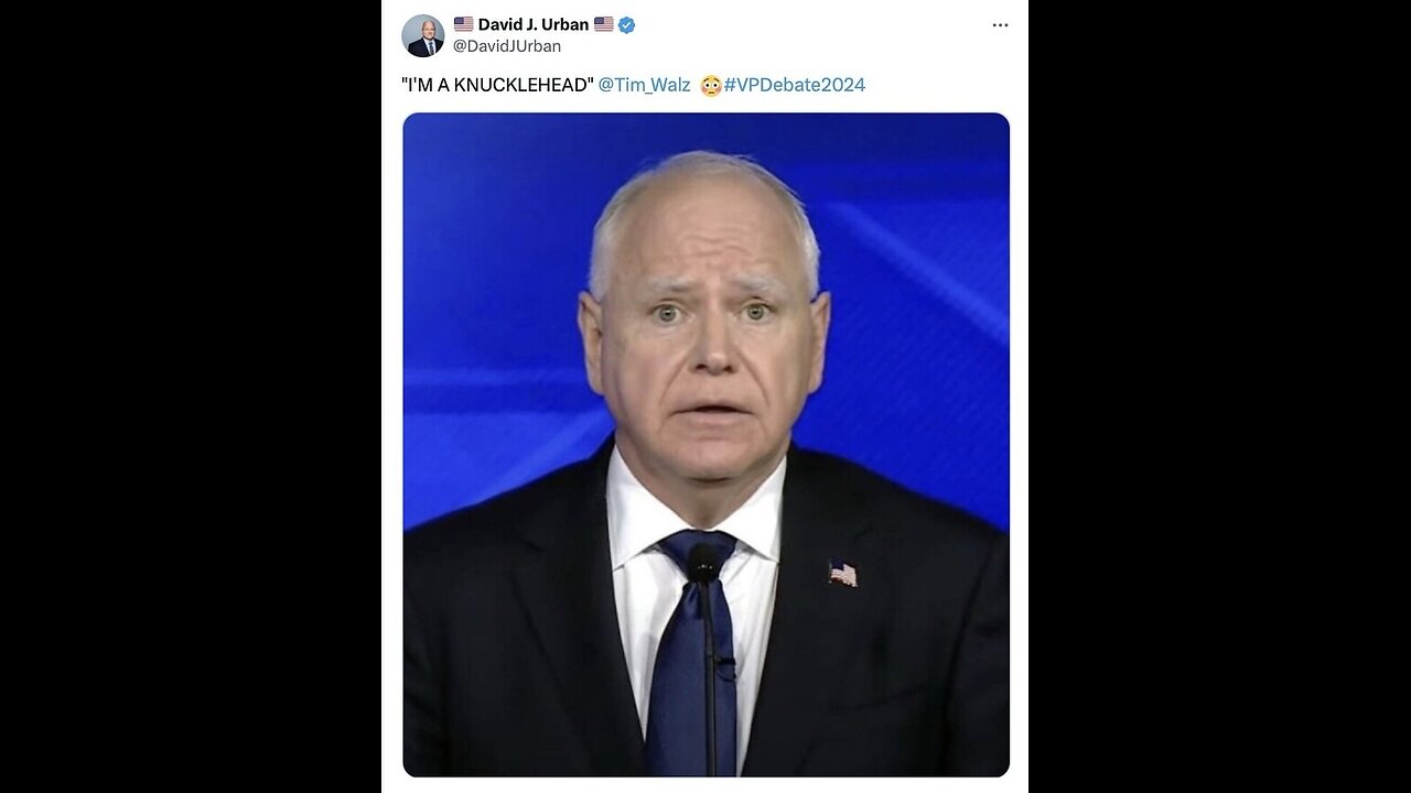 JD Vance DESTROYS Tim Walz in VP DEBATE