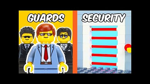 I protected a LEGO PRESIDENT...