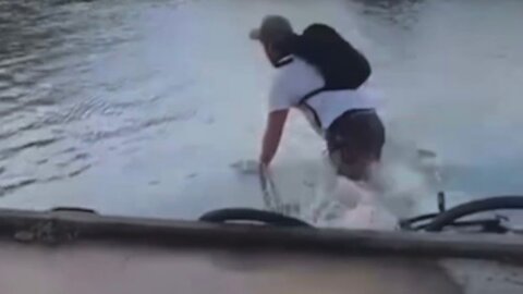 PEOPLE FALLING INTO THE WATER FAILS COMPILATION