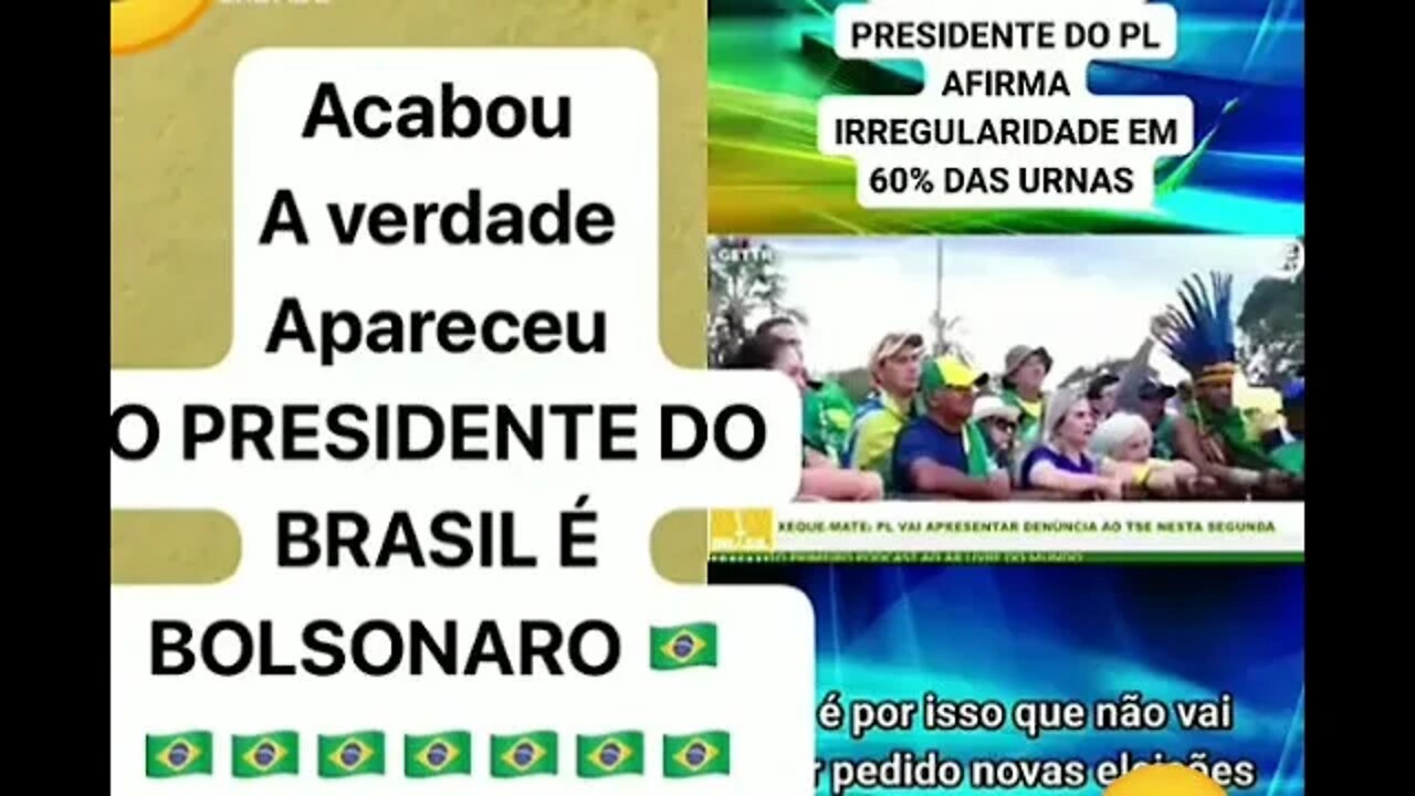 O presidente do PL afirma 60% das urnas contém irregularidades!