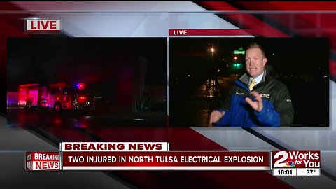 TFD: 2 workers injured after electrical fire