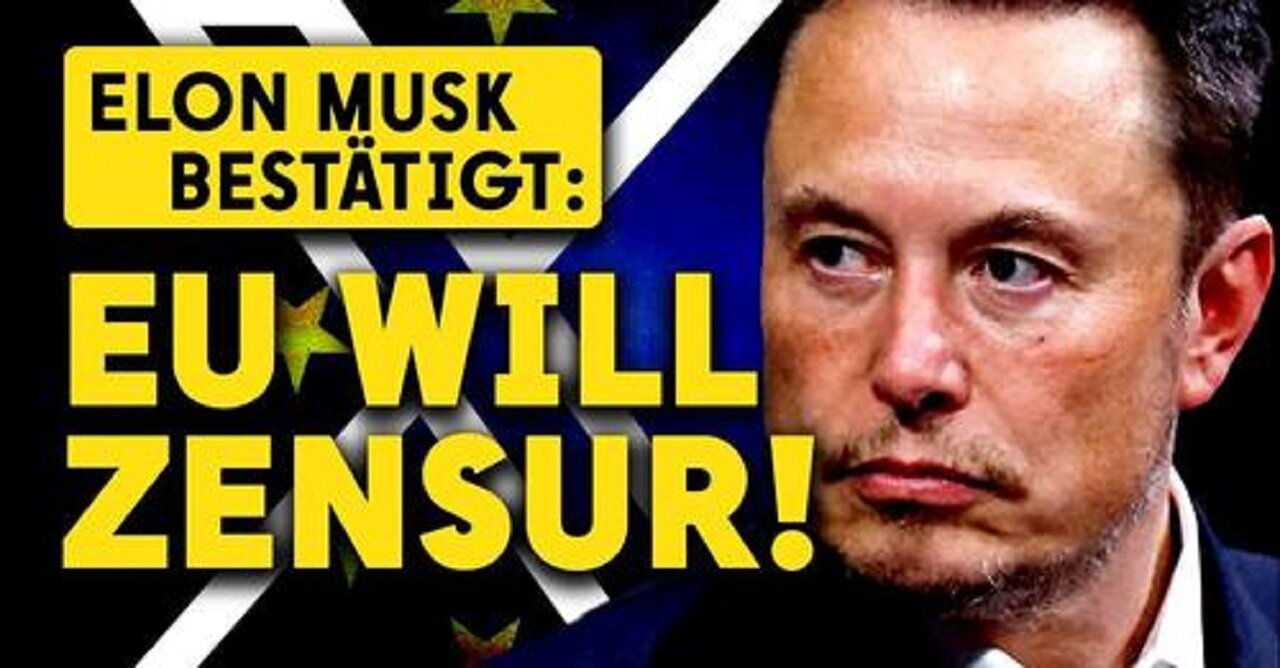 BRISANT: Elon Musk vs. Europäische Union