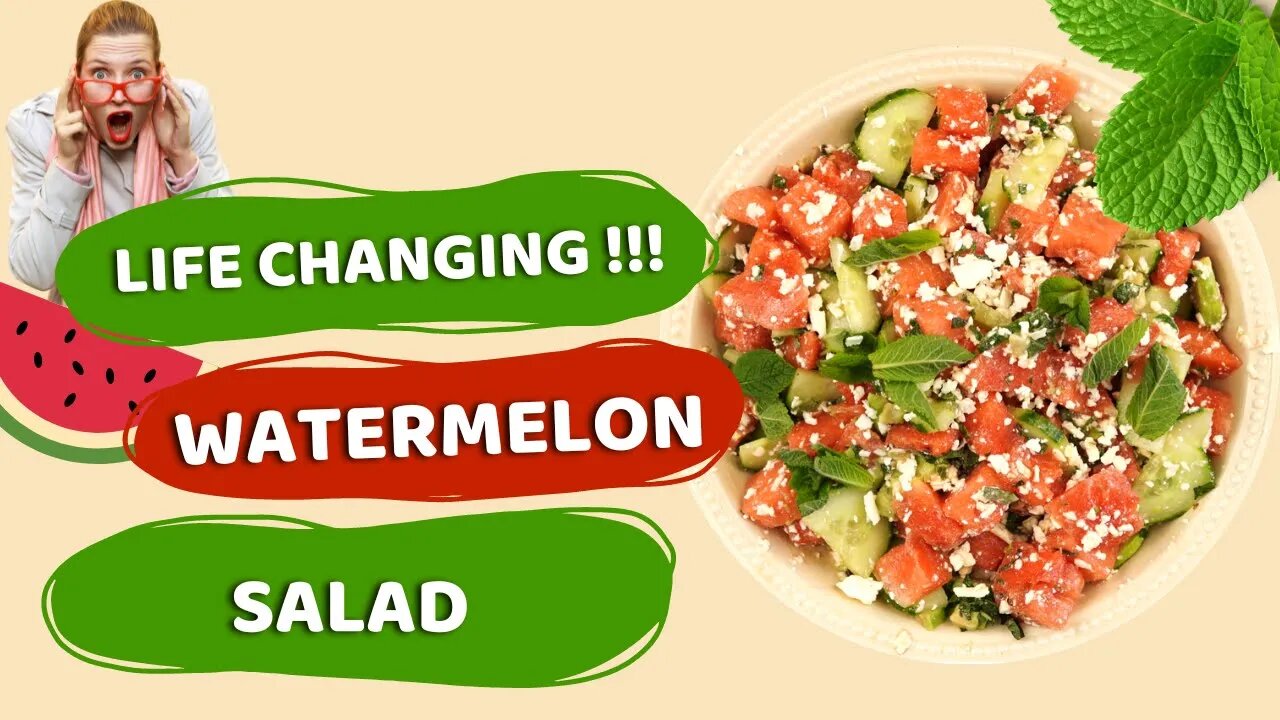 The Ultimate Watermelon Salad Recipe: A Refreshing Twist on Summer Delights! #healthy #watermelon