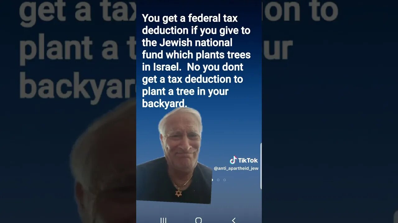 #What? #USA Federal #taxdeductions Planting #Tree In #Israel?