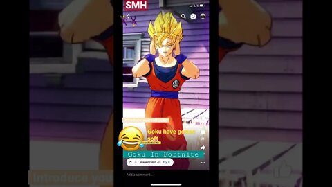 Goku Fortnite introduction #short