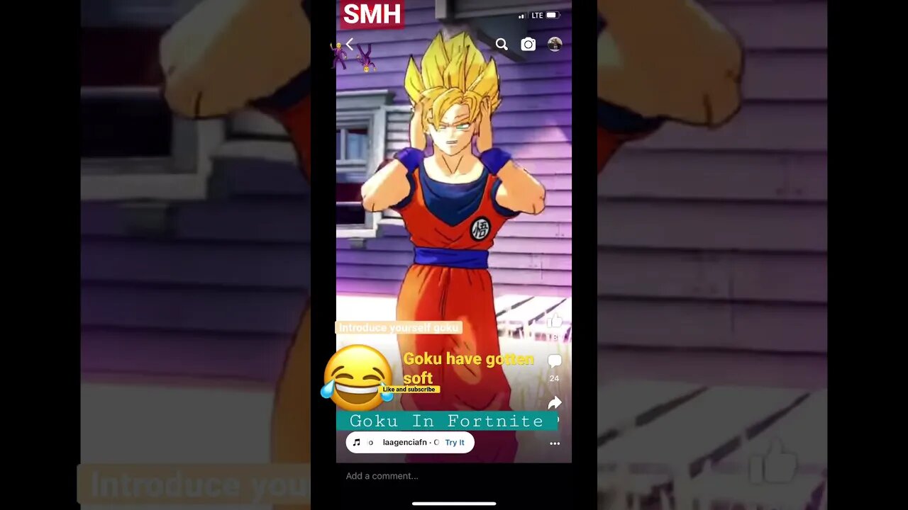 Goku Fortnite introduction #short