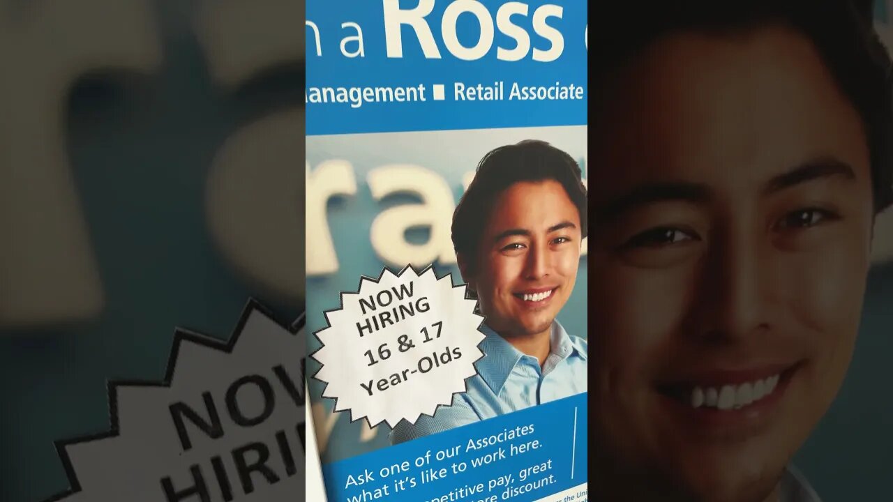 Ross - Now hiring CHILDREN! 👧🤣