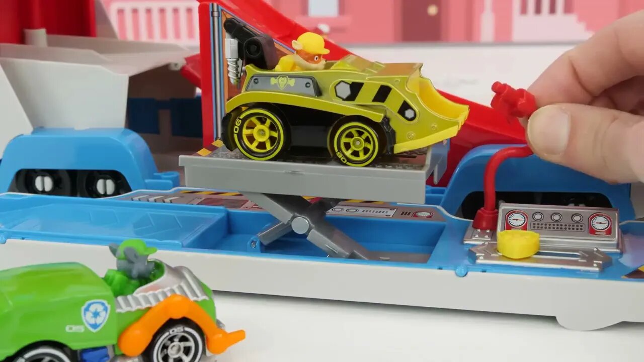 Toy Learning Video for Kids - Paw Patrol True Metal Vehicles Biggest Race!