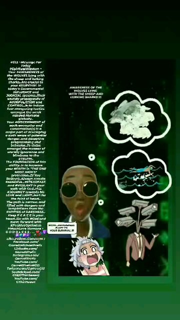 ▪︎AWARENESS OF WOLVES LYING WITH SHEEP AND LURKING SHARKS▪︎