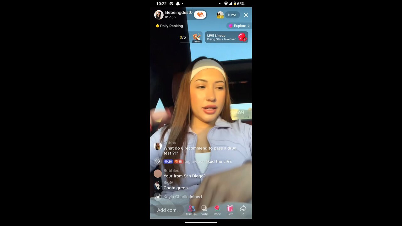 TikTok live with destiny tirado