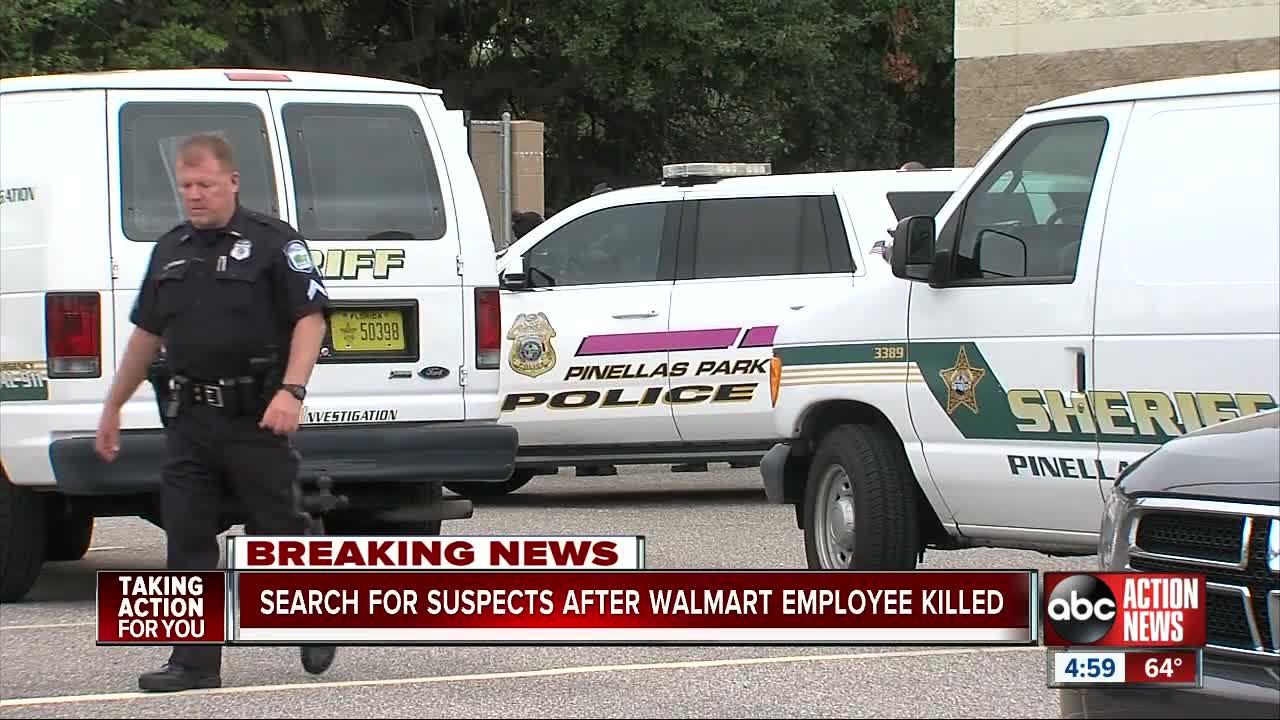 Pinellas Park Walmart employee shot and killed in apparent drive-by behind store