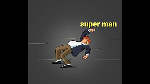 cartoon about Donald Trump super man hero 👍👍👍