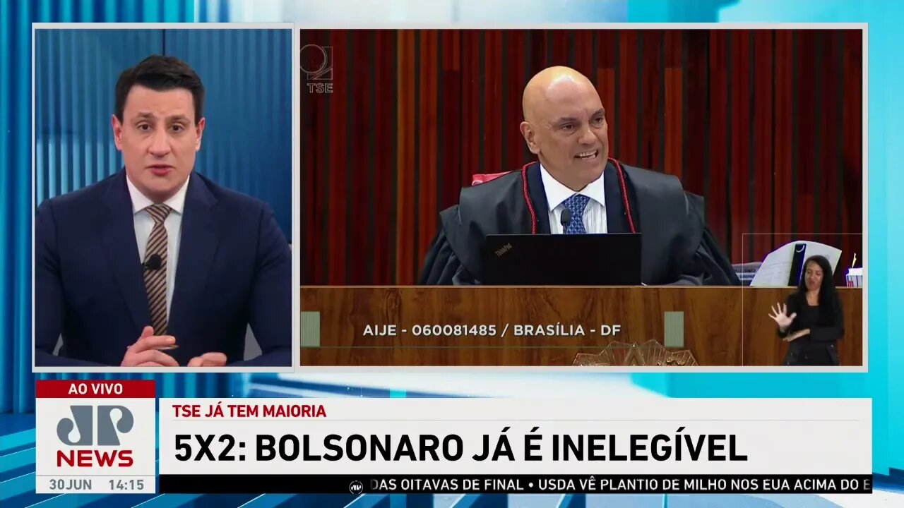 URGENTE: TSE torna Jair Bolsonaro inelegível por 8 anos I LINHA DE FRENTE