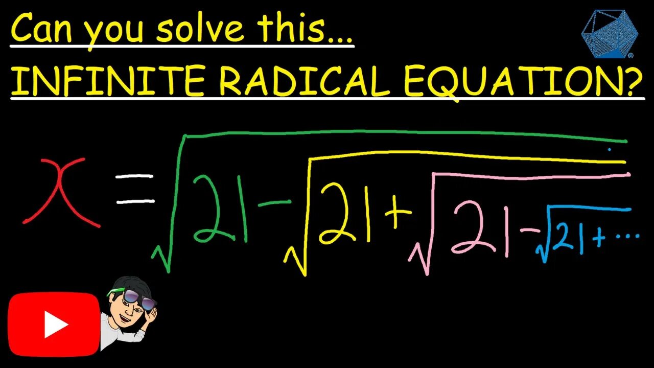 Impossible Infinite Radical Equation | Can you solve for x? (Jae Academy)