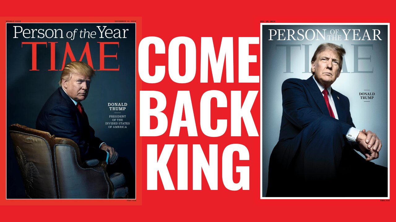 Trump Named TIME Person of Year AGAIN! Political Comeback Shocks America 🔥