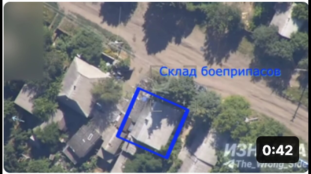 🇷🇺🇺🇦 Seversk. An airstrike on an ammunition depot located in private home.