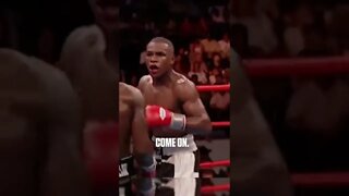 FLOYD MAYWEATHER TALKING SHIT DURING FIGHT