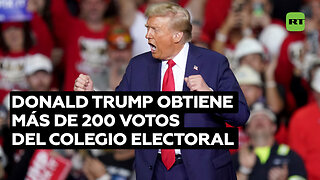 Donald Trump obtiene más de 200 votos del Colegio Electoral