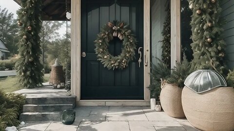 Festive Holiday Door Decor Ideas