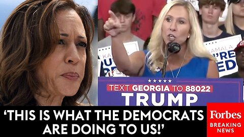 BREAKING NEWS: Marjorie Taylor Greene Goes Nuclear On Kamala Harris At Trump Atlanta Rally