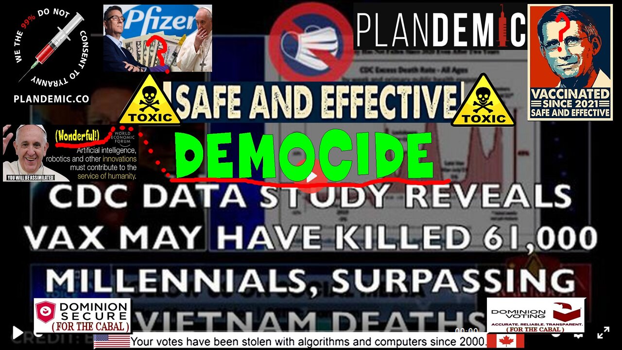 DEMOCIDE: CDC Data Shows Vax Likely Killed Hundreds of Thousands in US - Edward Dowd