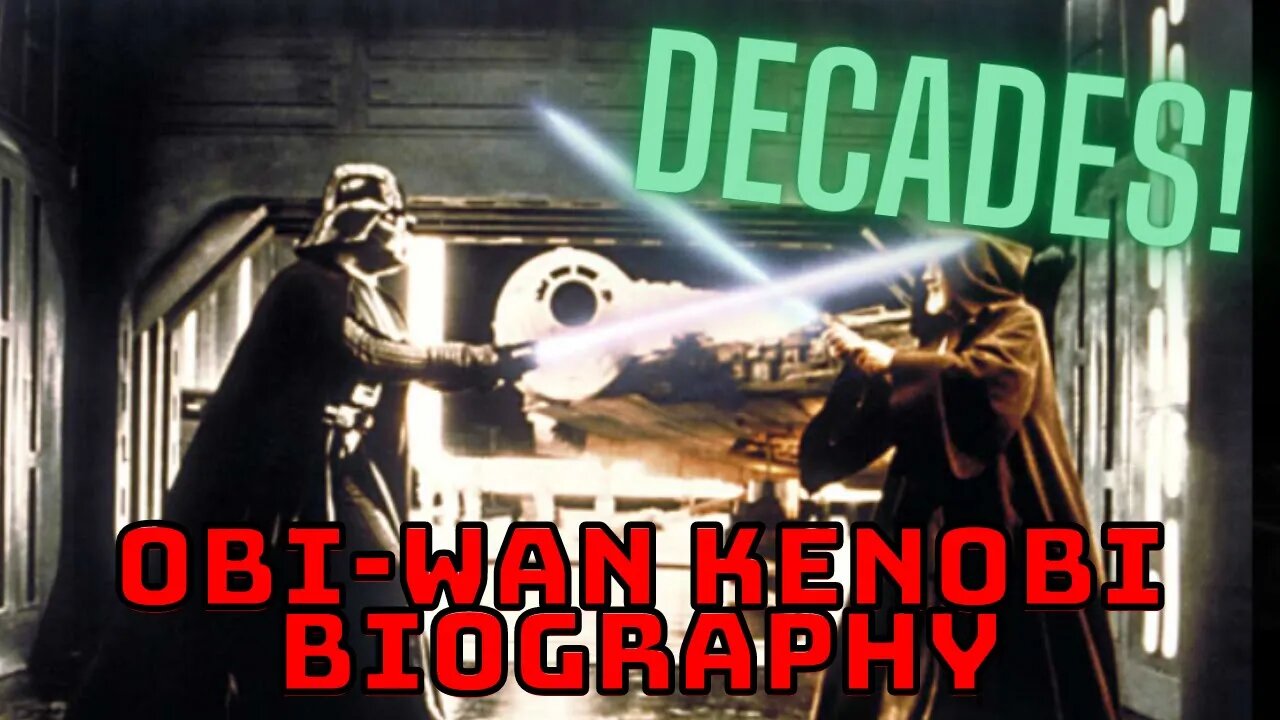 Star Wars Confirm Kenobi and Vader apart for DECADES - Obi-Wan Kenobi Biography!