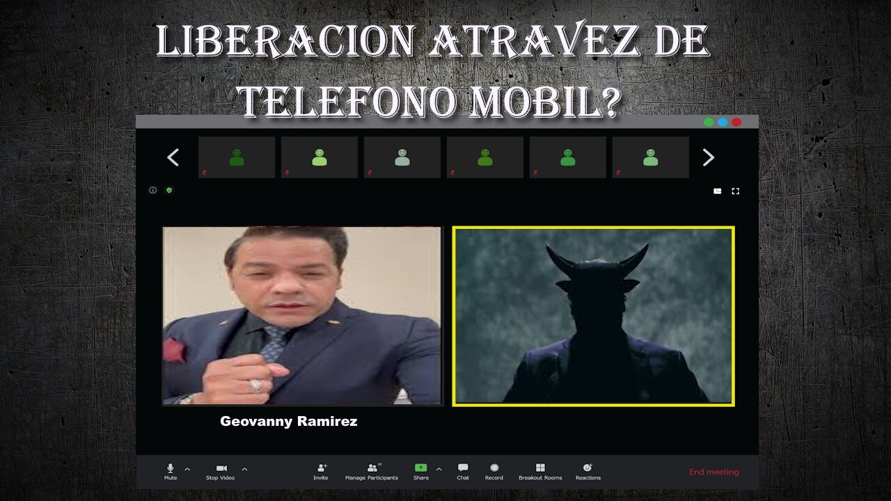 Liberacion de demonios en el siglo 21, juzgue usted.