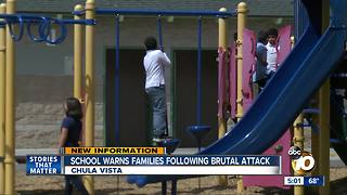 School warns families after brutal attack