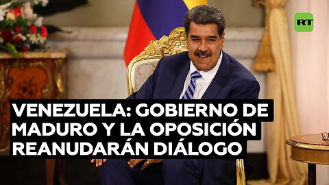 Maduro anuncia la reanudación del diálogo con la oposición venezolana