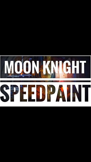 SHORTS speedpaint: 🌙 Moon Knight timelapse #shorts