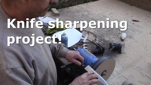 Knife sharpening project!
