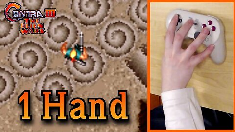 Contra III: The Alien Wars 1 hand challenge stage 5
