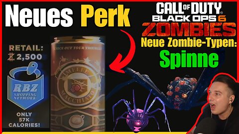 Neues Perk "MELEE MACCHIATO", Neue Gegner (SPiNNEN) & weitere Teaser für Black Ops 6 Zombies (*NEW*)