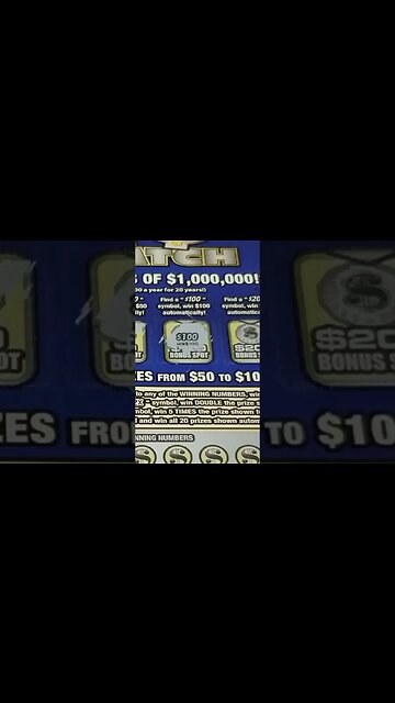 GOOD WINNING scratch off lottery ticket!