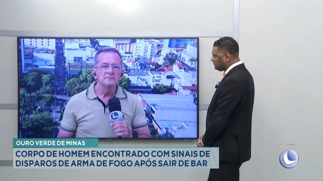Ouro Verde de Minas: Corpo de Homem Encontrado com Disparos de Arma de Fogo após Sair de Bar.