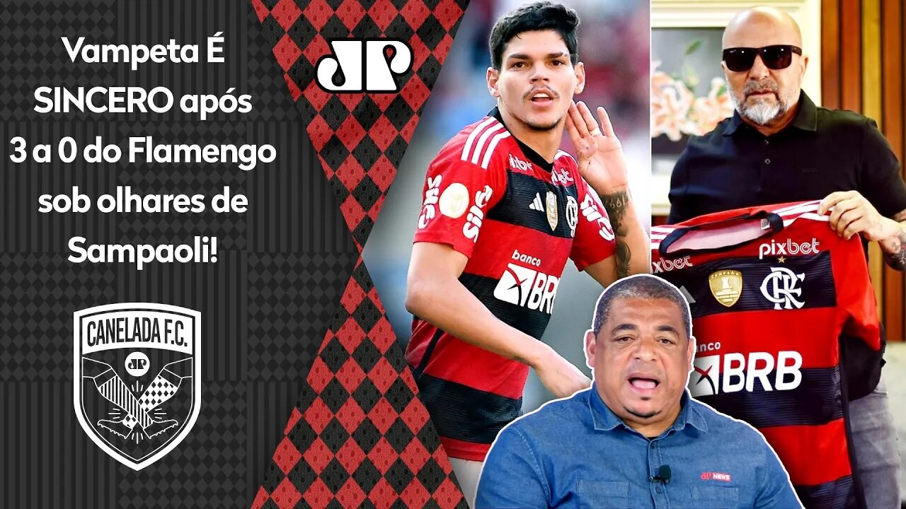 "EU FALO! O Flamengo FEZ 3 no Coritiba, e PODE TER CERTEZA que o Sampaoli..." Vampeta É SINCERO!